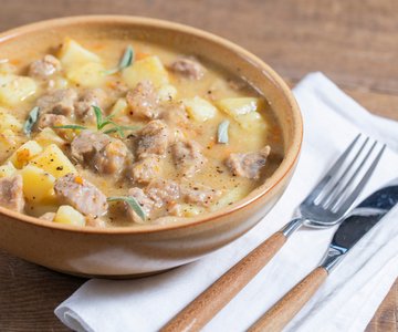 Veal stew with potatoes