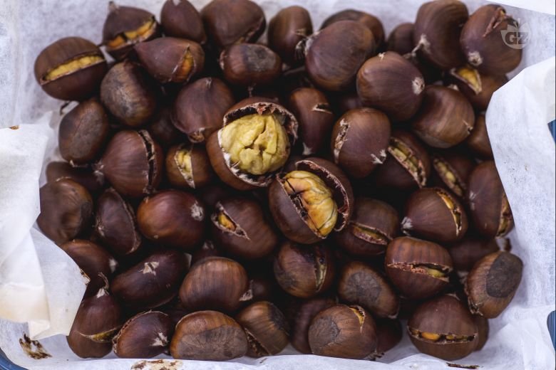 Baked chestnuts