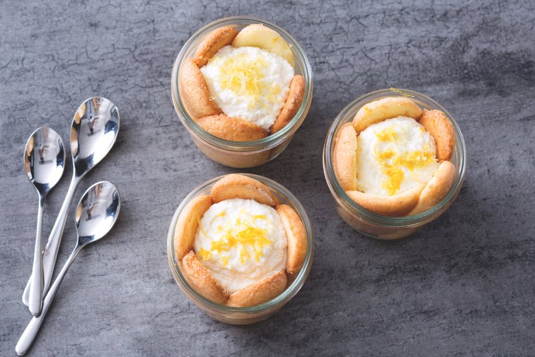 Lemon tiramisu