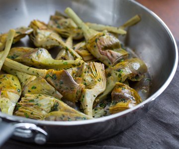 Sautéed Artichokes