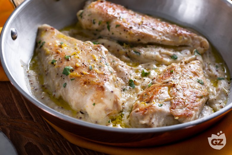 Mustard Chicken Breasts with Herbs