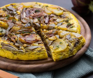 Potato and Artichoke Frittata