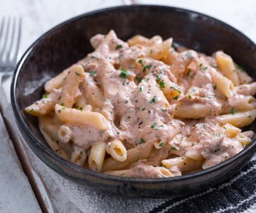 Penne with Creamy Tuna Sauce