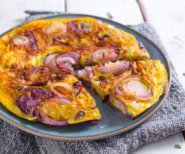 Onion frittata
