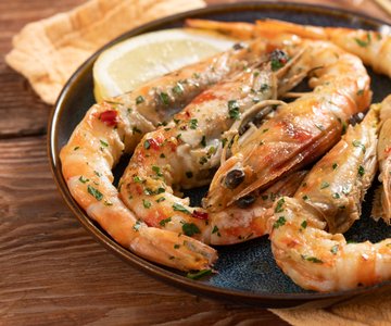 Pan-Seared Prawns