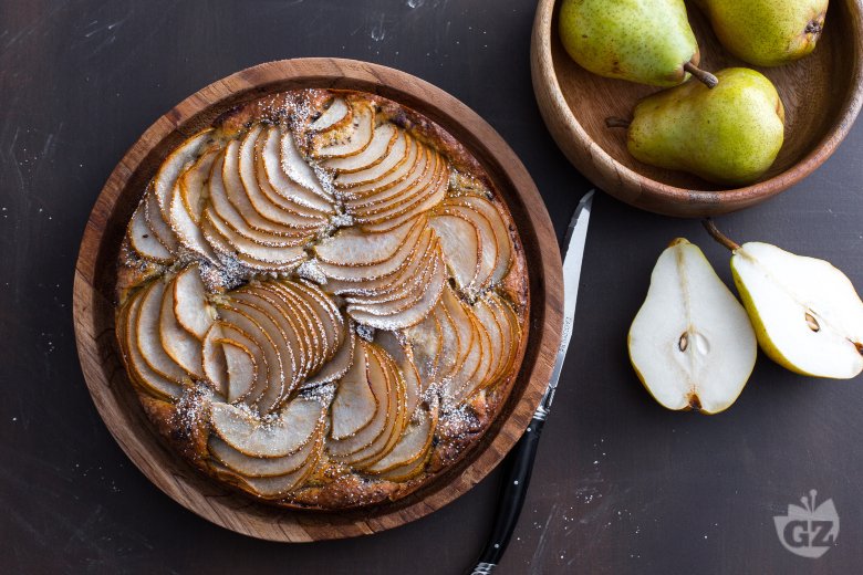 Ricotta, Pear, and Chocolate Cake