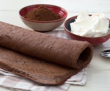 Cocoa biscuit dough