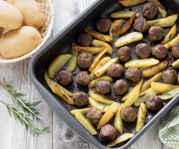 Meatballs and Potatoes