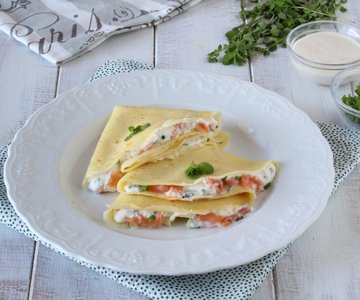Salmon Crepes
