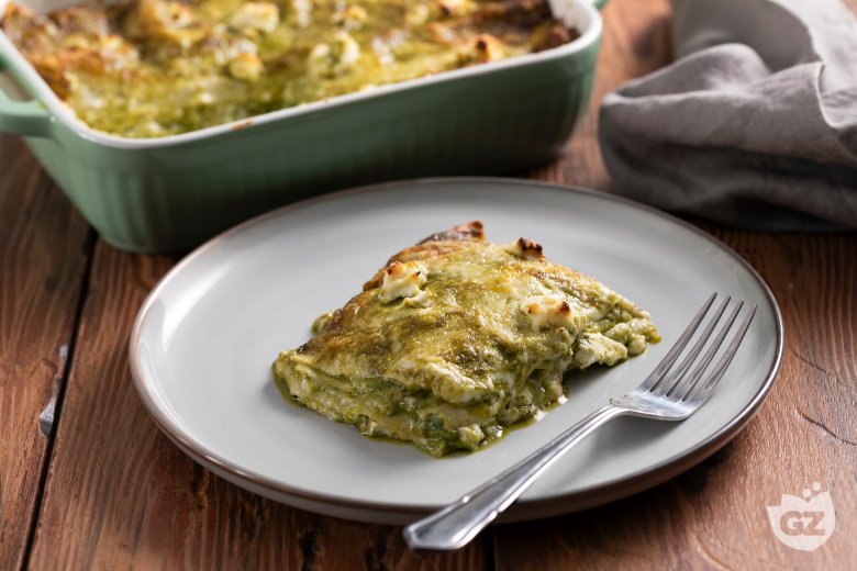 Lasagna with Pesto and Ricotta