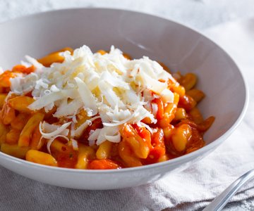 Potato Cavatelli with Cherry Tomatoes and Ricotta