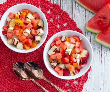 Watermelon and Tofu Bowl