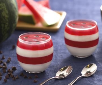 Watermelon and Yogurt Cups