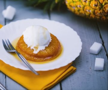 Mini pineapple tatin