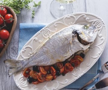 Sea bream Mediterranean style