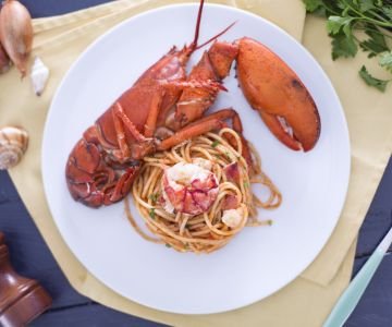 Spaghetti with Lobster in Bellavista