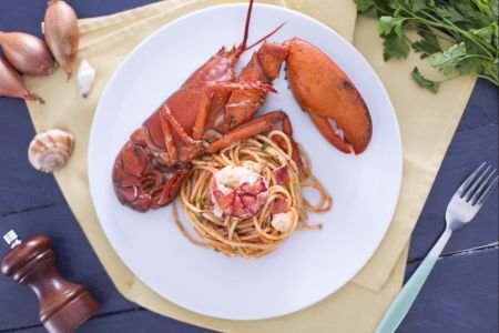 Spaghetti with Lobster in Bellavista