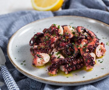 Octopus in Pressure Cooker