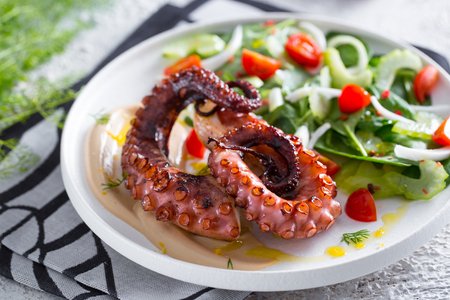 Grilled Octopus and Its Mayonnaise