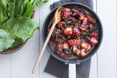Octopus Stew with Herbs