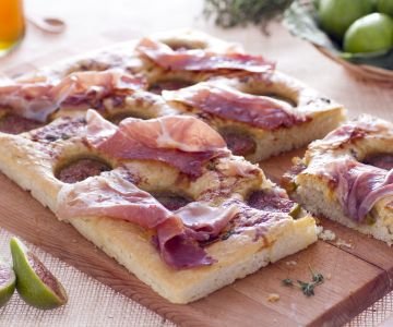 Focaccia with Prosciutto and Figs