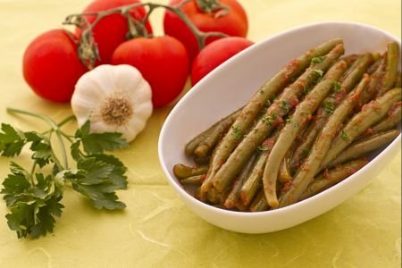 Green beans Pugliese style