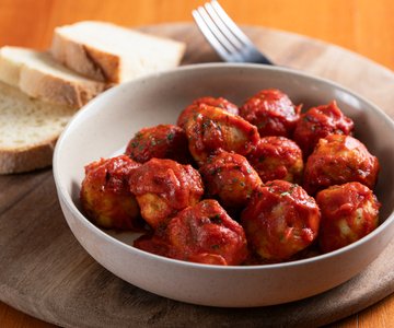 Codfish Meatballs in Sauce