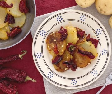 Potatoes and Crunchy Peppers