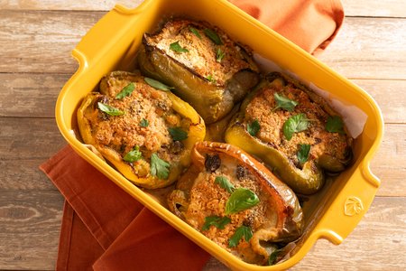 Stuffed Peppers Without Meat