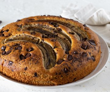 Banana and Chocolate Cake