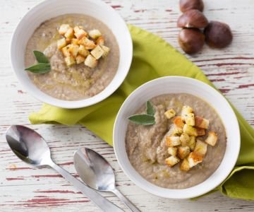 Leek and Chestnut Cream