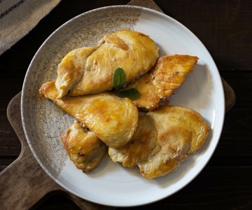 Pan-fried chicken breast