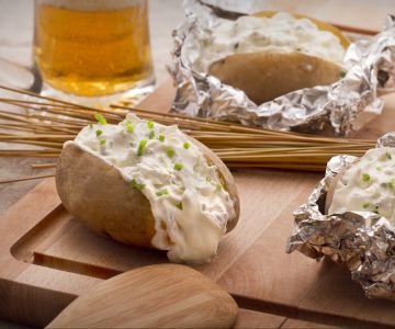 Bavarian Baked Potatoes