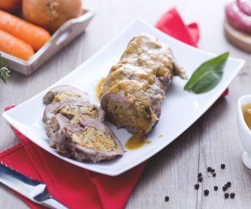 Stuffed Lamb Shoulder Tuscan Style