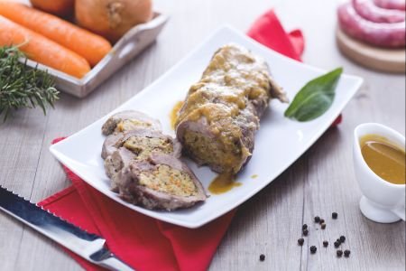 Stuffed Lamb Shoulder Tuscan Style