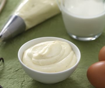 Diplomatic cream without gelatin