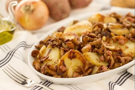 Chanterelle Grostl with Speck