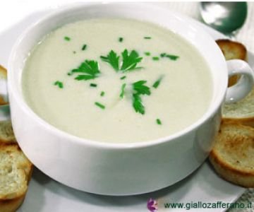 Vichyssoise (cold leek and potato cream)
