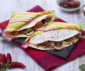 Mushroom Quesadillas