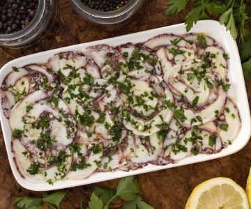 Octopus Carpaccio