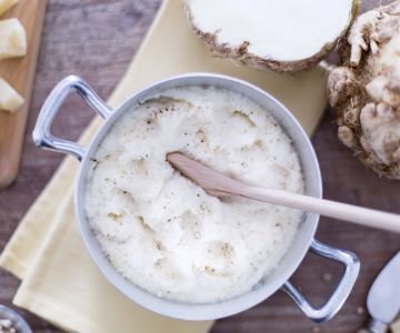 Celery Root Puree with Cream