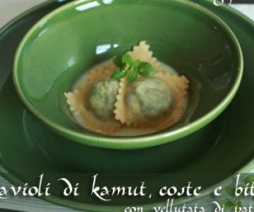 Kamut® ravioli with Swiss chard and Bitto cheese