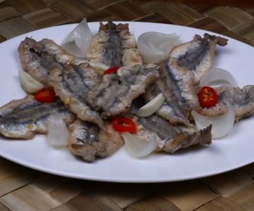 Marinated Fried Anchovies