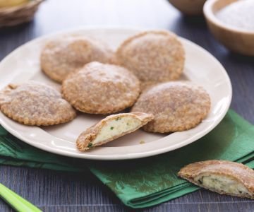 Tirtlan with potatoes and ricotta