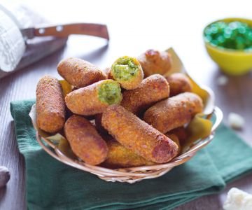 Pea and Ricotta Croquettes