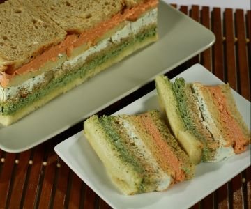 Three-flavor Sandwich