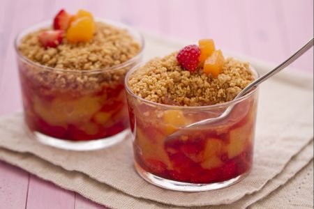 Peach Crumble