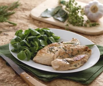 Chicken breast with balsamic vinegar