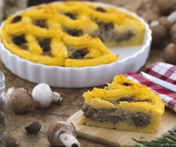Savory Polenta Tart