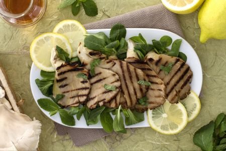 Grilled Pleurotus